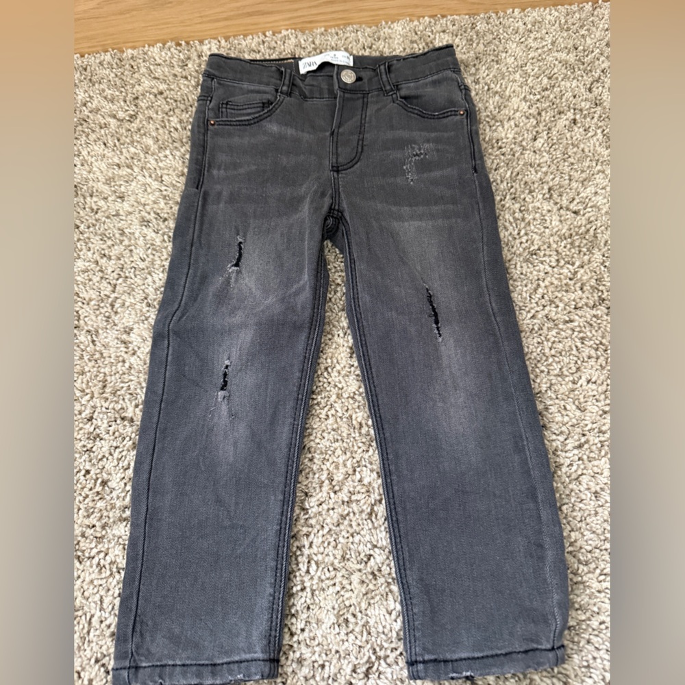 ZARA Black/Gray Jeans